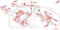 ETRIER DE FREIN ARRIERE (CBR600RA) pour Honda CBR 600 R ABS RED de 2012