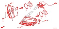 PHARE pour Honda CBR 600 R ABS RED de 2012