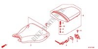 SELLE pour Honda CBR 600 R ABS RED de 2012