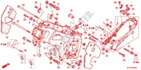 CADRE pour Honda CBR 600 R ABS RED de 2012