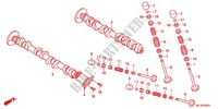 ARBRE A CAMES   SOUPAPE pour Honda CBR 600 R ABS RED de 2012