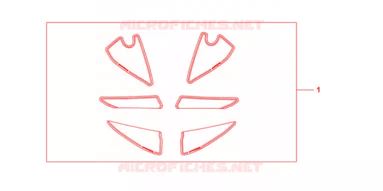 KIT DECO RACING Honda MOTO 600 CBR 2012  CBR600RAC
