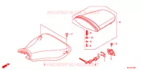 SELLE pour Honda CBR 600 R ABS BLACK de 2012