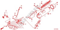 SILENCIEUX D'ECHAPPEMENT pour Honda CTX 700 N DUAL CLUTCH de 2014