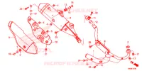 SILENCIEUX D'ECHAPPEMENT pour Honda MSX 125 de 2015
