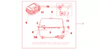 TOP CASE 45L pour Honda NC 700 X ABS 35KW de 2013