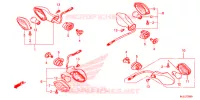 CLIGNOTANT pour Honda NC 750 S ABS WHITE de 2015