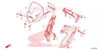 PARE BRISE pour Honda NC 750 S ABS WHITE de 2015