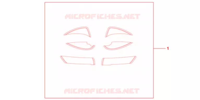 KIT DECO RACING Honda SCOOTER 110 VISION 2012  NSC110WHB