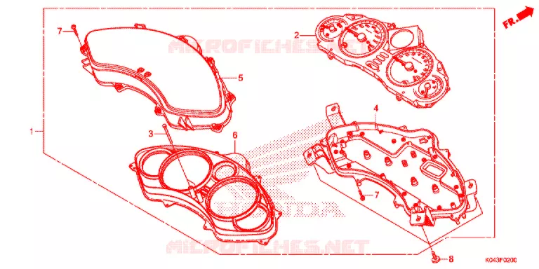 COMPTEUR  Honda SCOOTER 300 FORZA 2016  NSS300D