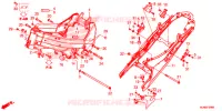 CADRE pour Honda CROSSRUNNER 800 de 2015