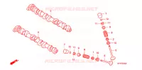 ARBRE A CAMES   SOUPAPE pour Honda CB 1000 R de 2010