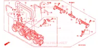 CORPS DE PAPILLON pour Honda CB 1000 R de 2010
