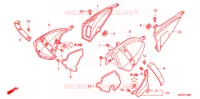 COUVERCLES LATERAUX pour Honda CB 1000 R de 2010