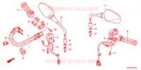 COMMODO   CABLE   RETROVISEUR pour Honda CB 1000 R de 2010