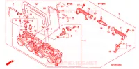 CORPS DE PAPILLON pour Honda CB 1000 R ABS de 2010