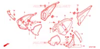 COUVERCLES LATERAUX pour Honda CB 1000 R ABS de 2010