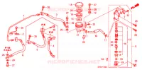 MAITRE CYLINDRE DE FREIN ARRIERE pour Honda CB 1000 R ABS de 2010