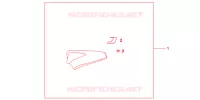 PILLION *PRD/PBK* pour Honda CB 1000 R ABS de 2010