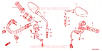 COMMODO   CABLE   RETROVISEUR pour Honda CB 1000 R ABS de 2010