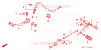 PEDALE pour Honda CB 1300 de 2005