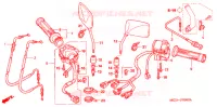 COMMODO   LEVIER   CABLE pour Honda CB 1300 de 2006