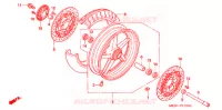 ROUE AVANT pour Honda CB 1300 de 2005