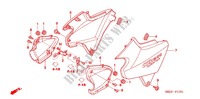 COUVERCLES LATERAUX (CB1300/A/S/SA) pour Honda CB 1300 de 2005