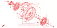 ROUE AVANT pour Honda CB 1300 de 2006