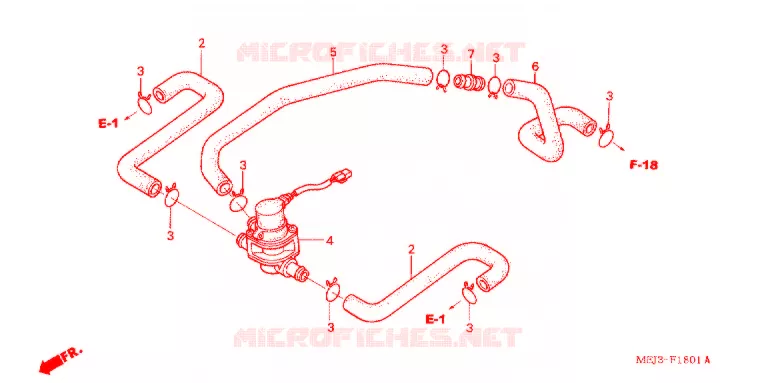 COMMANDE INJECTION D'AIR SOUPAPE Honda MOTO 1300 CB 2006  CB13005