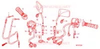 COMMODO   LEVIER   CABLE pour Honda CB 1300 SUPER FOUR de 2008