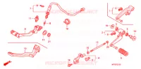 PEDALE pour Honda CB 1300 SUPER FOUR de 2008