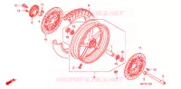 ROUE AVANT pour Honda CB 1300 SUPER FOUR de 2008