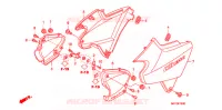 COUVERCLES LATERAUX pour Honda CB 1300 ABS FAIRING de 2009