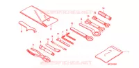 OUTIL pour Honda CB 1300 ABS FAIRING de 2009
