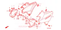 COUVERCLES LATERAUX pour Honda CB 1300 ABS FAIRING de 2009