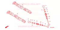ARBRE A CAMES   SOUPAPE pour Honda CBF 1000 F ABS de 2011