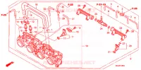 CORPS DE PAPILLON pour Honda CBF 1000 F ABS de 2011