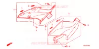 COUVERCLES LATERAUX pour Honda CBF 1000 F ABS de 2011