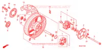 ROUE ARRIERE pour Honda CBF 1000 F ABS de 2011