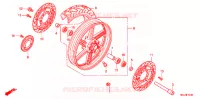 ROUE AVANT pour Honda CBF 1000 F ABS de 2011