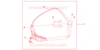 TOP CASE 45L QUASAR SILVER pour Honda CBF 1000 F ABS de 2011
