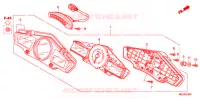 COMPTEUR pour Honda CBF 1000 F ABS de 2011