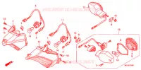 CLIGNOTANT pour Honda CBF 1000 F ABS de 2011