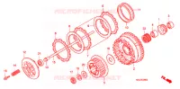 EMBRAYAGE pour Honda CBF 1000 F ABS de 2011