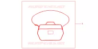 SAC INTERIEUR DE TOP CASE pour Honda CBF 1000 F ABS de 2011