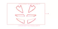 KIT DECO RACING pour Honda CBR 600 RR de 2008