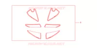 KIT DECO RACING pour Honda CBR 600 RR de 2008
