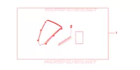 PARE BRISE pour Honda CBR 600 RR de 2008