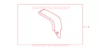 PROTECTION D'ECHAPPEMENT pour Honda CBR 600 RR de 2008